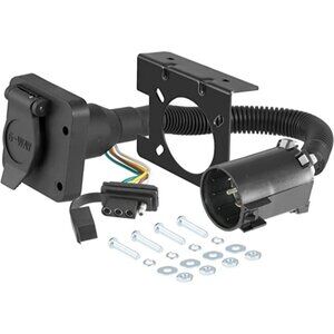 CURT 55664 Dual-Output 6 & 4 Way Connector USCAR